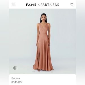 Fame and Partners Escala - bridesmaid dress, beautiful warm blush color